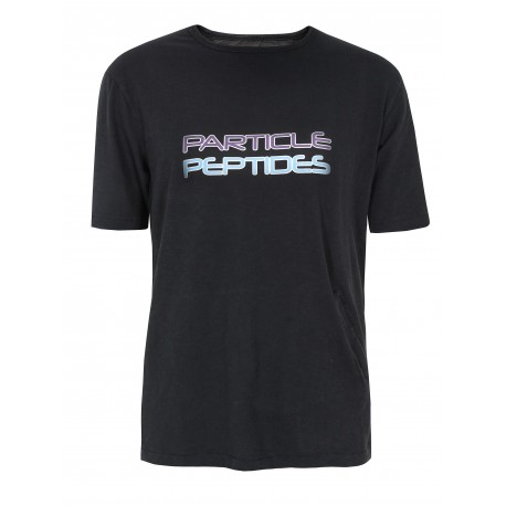 Men's T-shirt Particle Peptides  - black